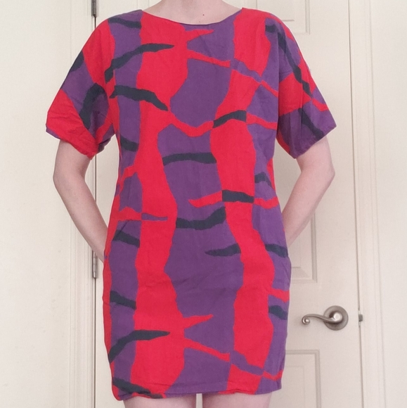 VTG 70s/80s Shift Dress - Picture 5 of 5